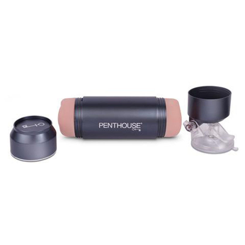 Penthouse Pet Cyberskin Hands-Free Adjustable  Dual Stroker - Uma Jolie
