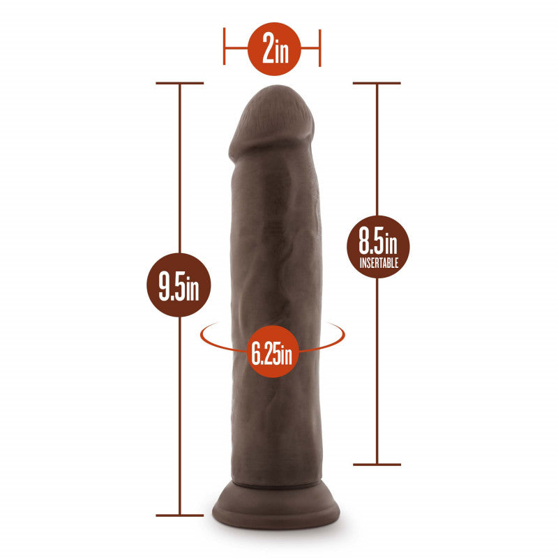 Dr. Skin Plus - 9 Inch Posable Thick  -  Chocolate