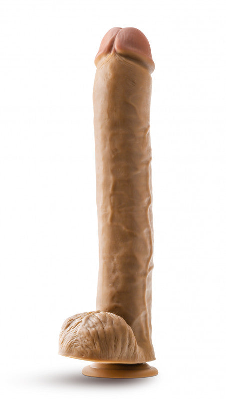 Dr. Skin – Dr. Michael 14" Realistic Dildo with Balls (Tan)