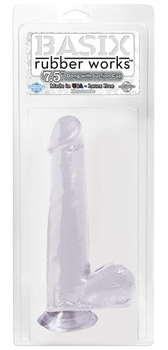 Basix 7.5in  With Suction Cup Clear