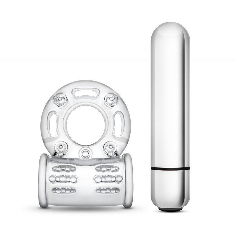 10 Function Vibrating Ring - Clear