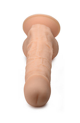 Fleshstixxx Silicone 8.5 Inch Silicone  With  Balls - Vanilla