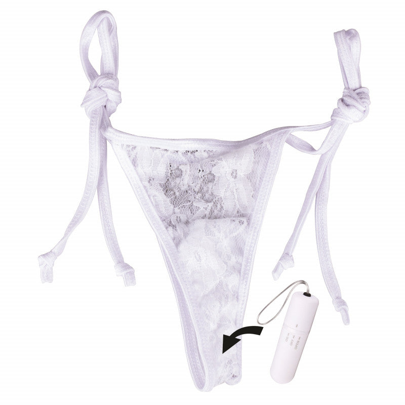 My Secret Screaming O Vibrating Panty Set - White - Each