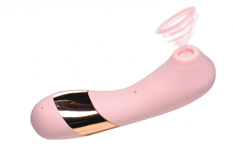 Shegasm Tickling  Stimulator With Suction - Pink