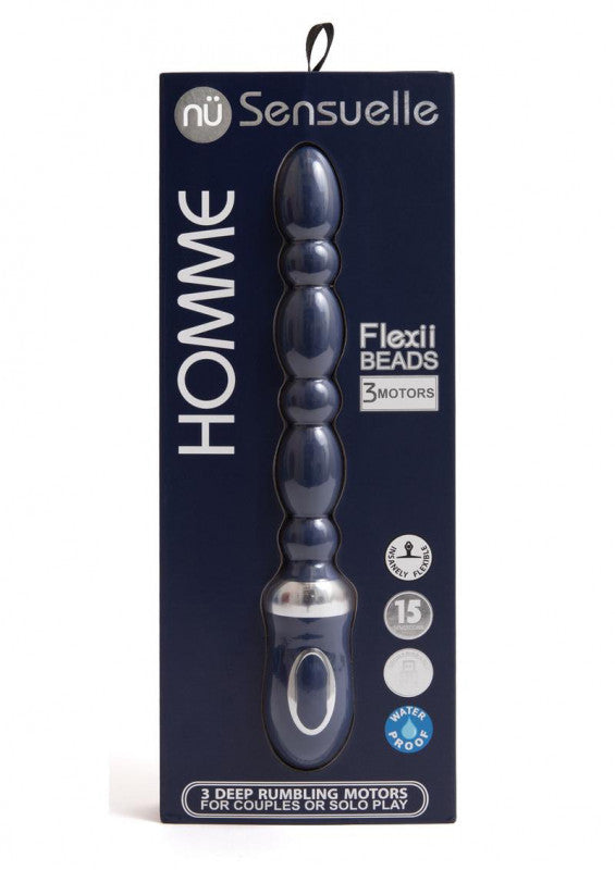 Homme Flexii Beads - Navy Blue