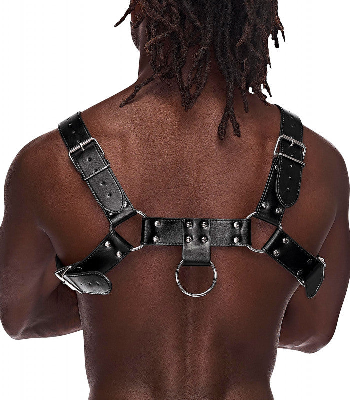 Aries Leather Harness - One Size - Black