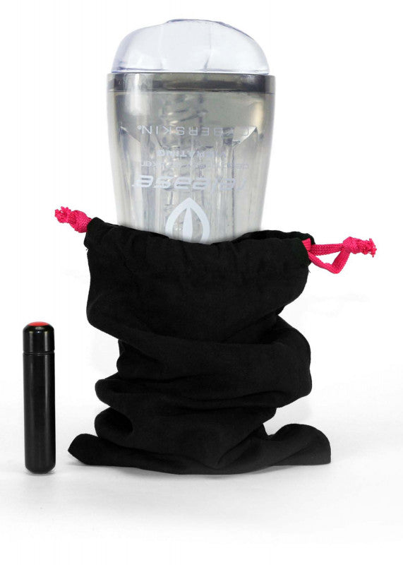 Cyberskin Release Stroker -Vibrating - Clear
