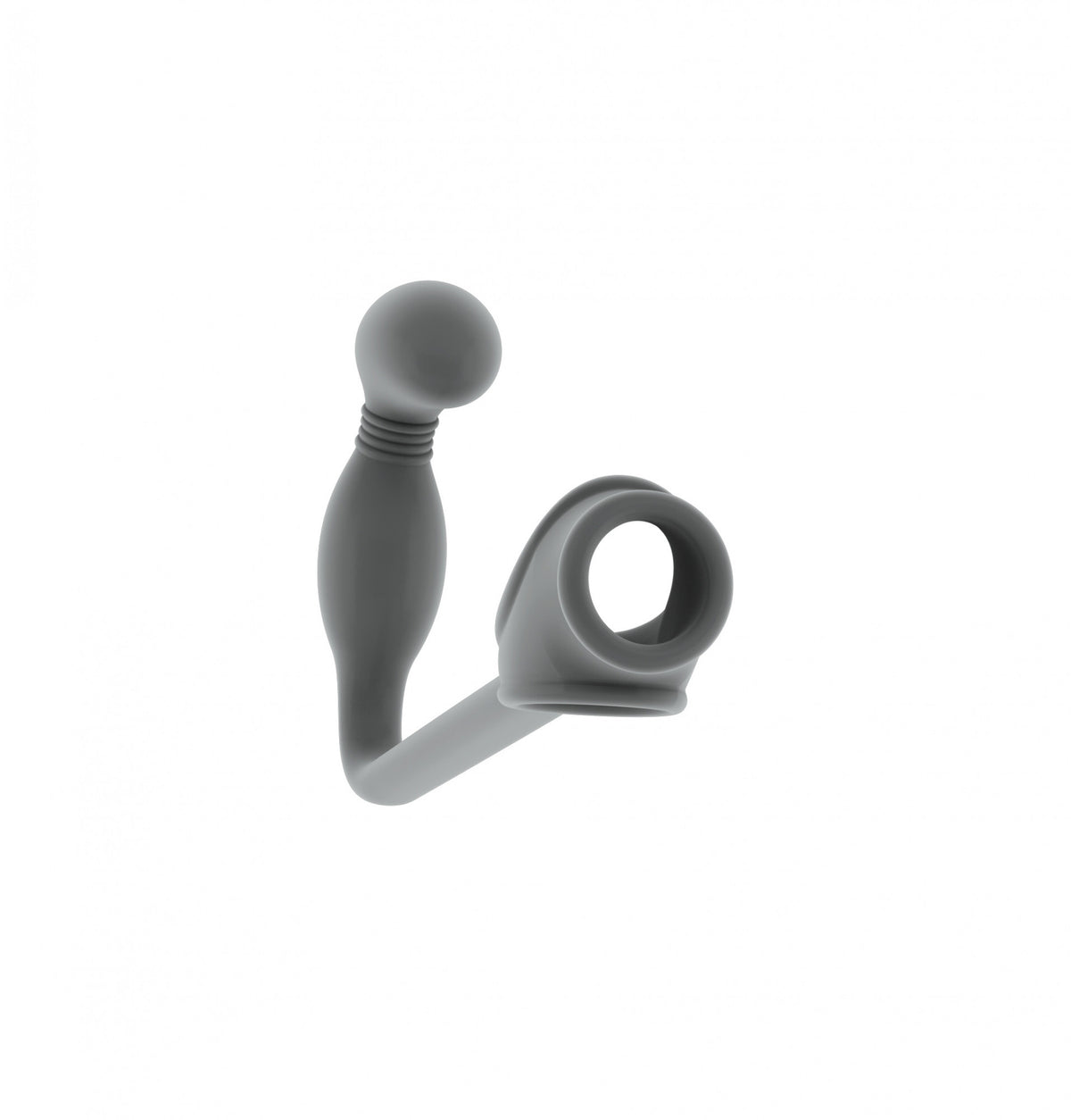 no.2 Butt Plug With Cockring - Grey