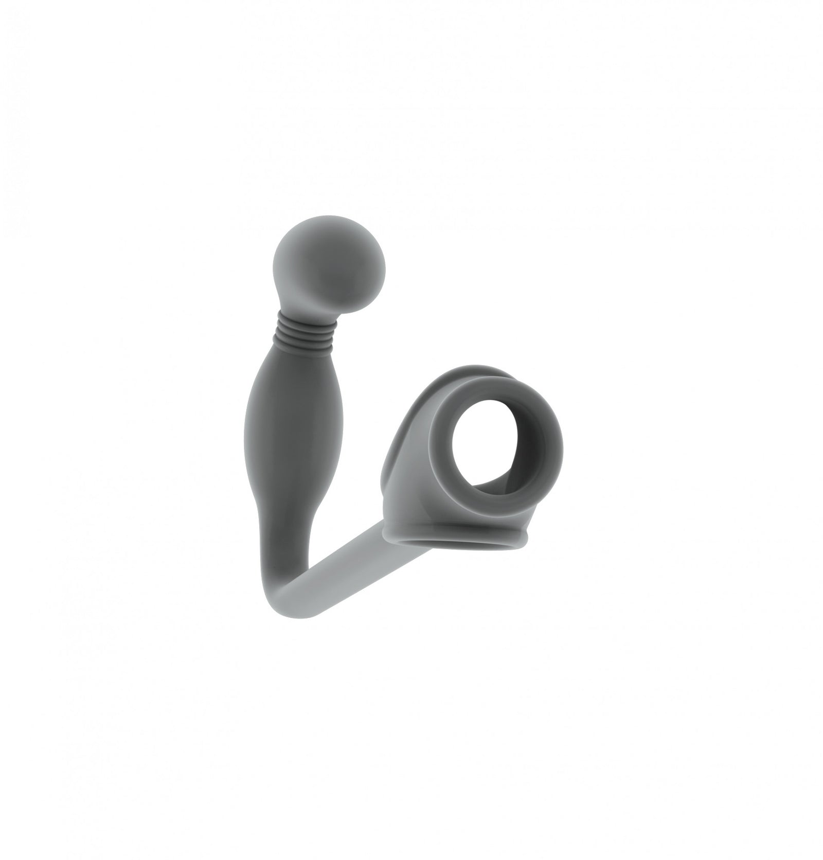 no.2 Butt Plug With Cockring - Grey