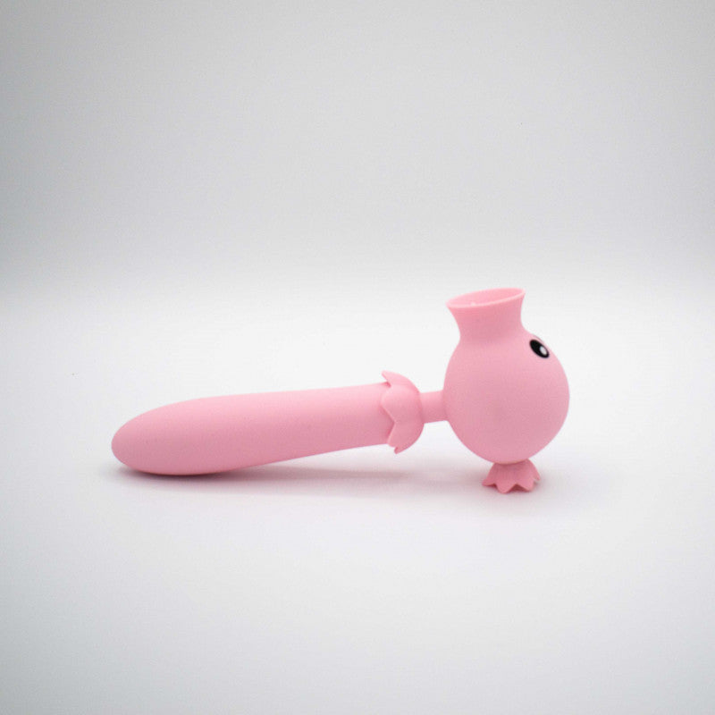 Lick n' Stick  Flicker and G-Spot Vibrator -  Pink
