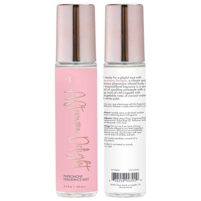 Afternoon Delight - Fragrance Body Mist With  Pheromones - Tropical Fl 3.5 Oz