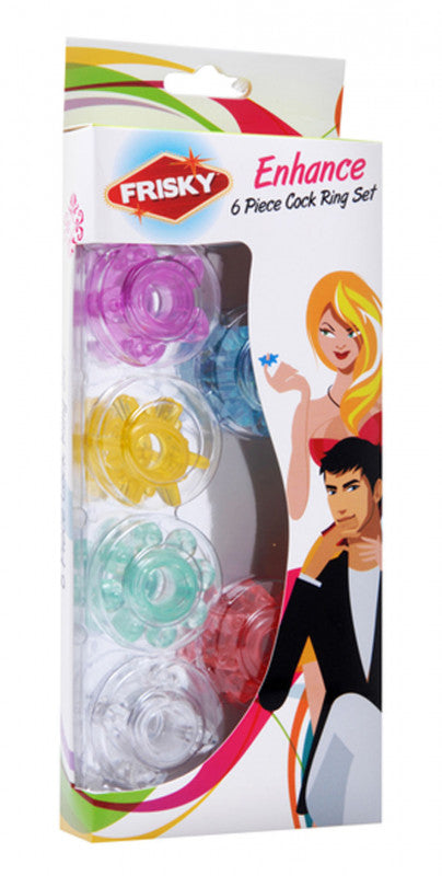 Enhance 6 Piece  Ring Set