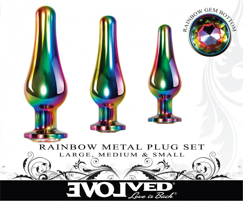 Rainbow Metal Plug Set