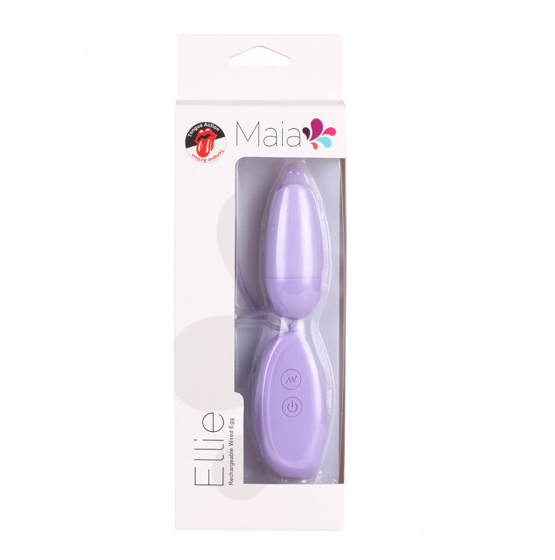 Ellie Wired Bullet Vibrator - Purple
