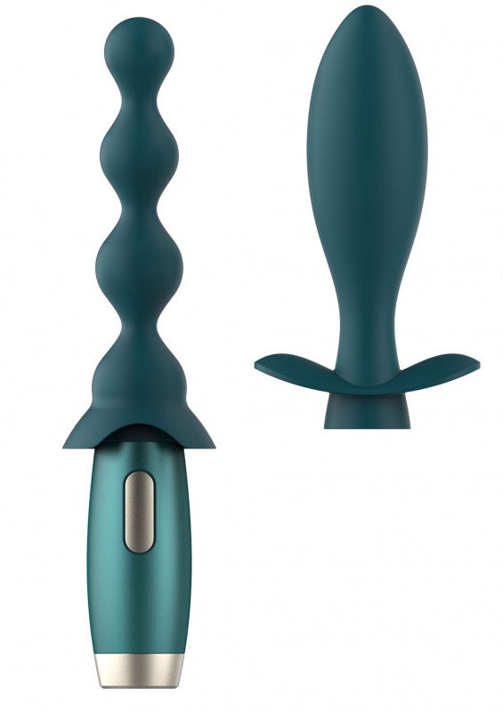 Perks Exo Anal Beads and Plug - Teal