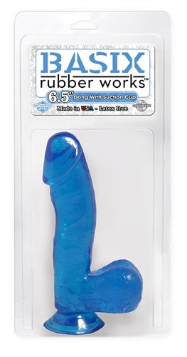 Basix 6.5in  With Suction Cup Blue