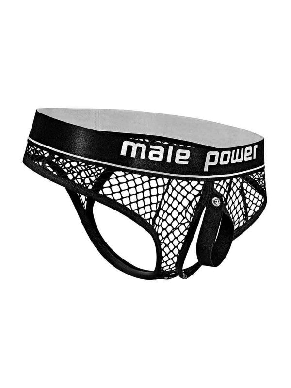 Pit Net  Ring Thong - S/ M - Black
