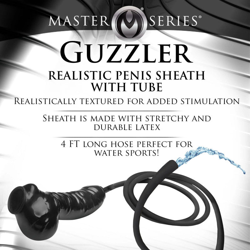 Guzzler   Sheath With Tube - Black