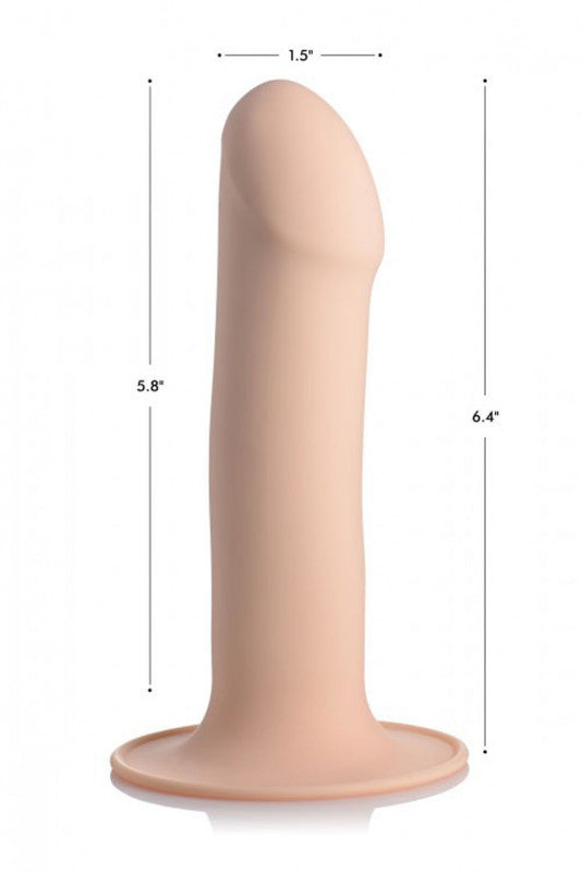Squeezable Phallic Dildo - Light