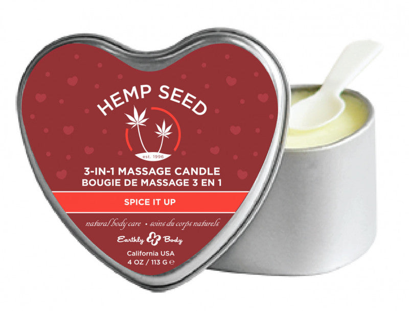 Heart Candle 3-N-1 Spice It Up 4 Oz