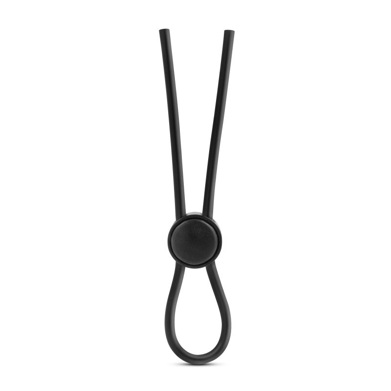 Stay  - Silicone Loop  Ring - Black