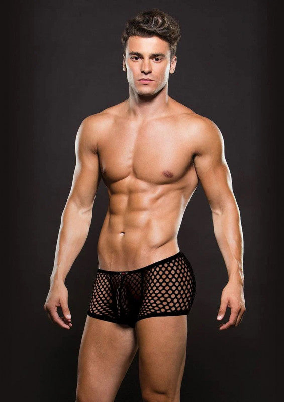 Modern Fishnet Trunk - Large/xlarge - Black