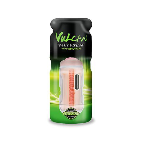 Cyberskin Vulcan Deep Throat With Vibration -  Cream