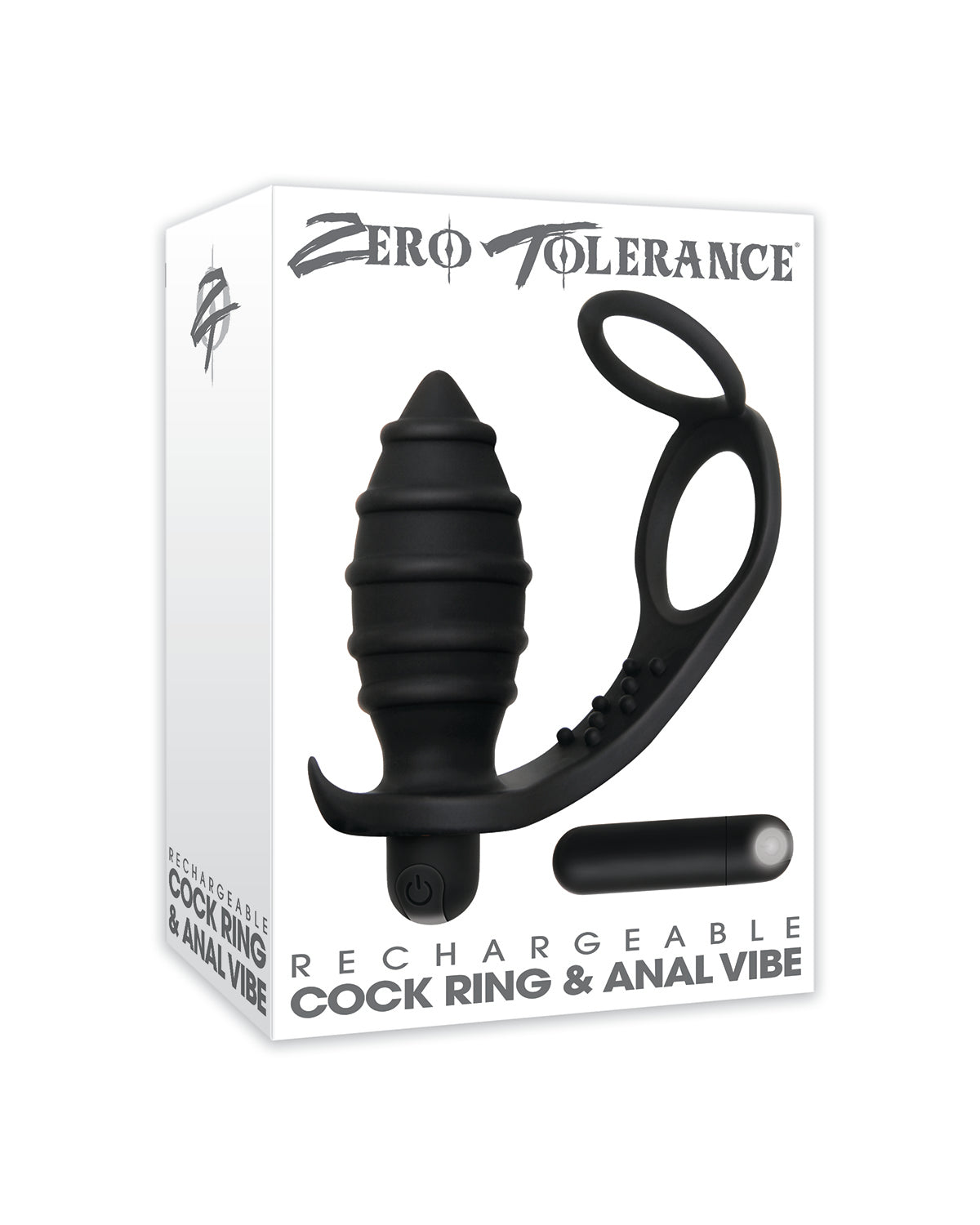Rechargeable Anal Cock Ring &amp; Anal Vibe