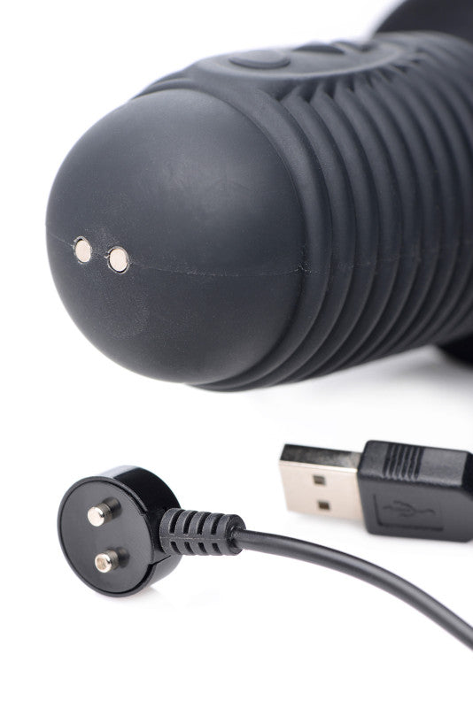 Power Pounder Vibrating and Thrusting Silicone