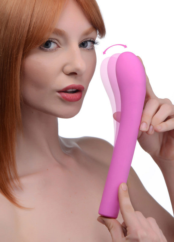 5 Star 9x Come-Hither G-Spot Silicone Vibrator -  Pink