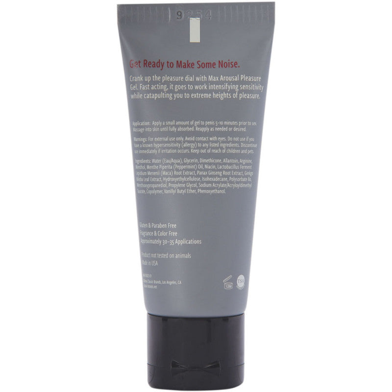 Max Arousal Pleasure Gel Extra Strength 1.2 Fl Oz