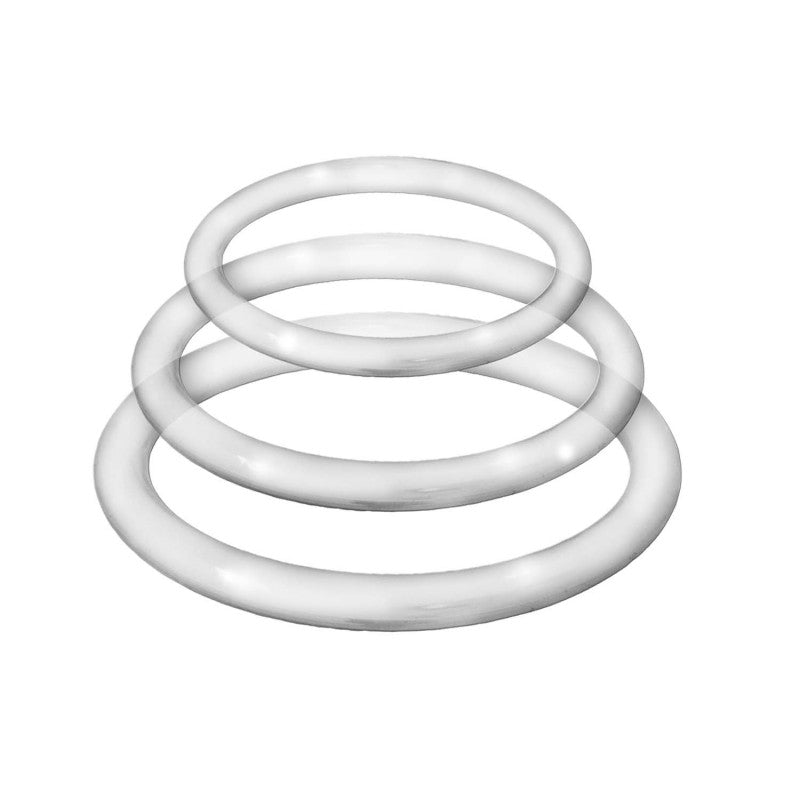 Silicone  Rings - Clear