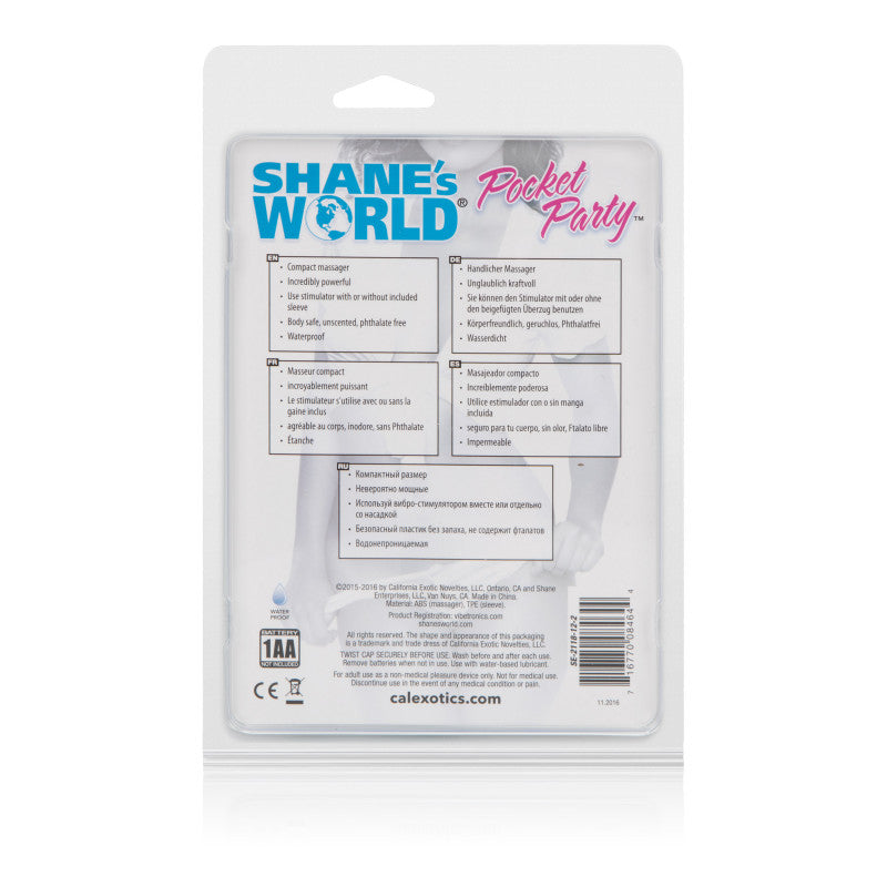 Shane's World Pocket Party - Blue