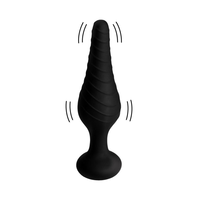 Under Control Silicone Vibrating Anal Plug With Remote Control