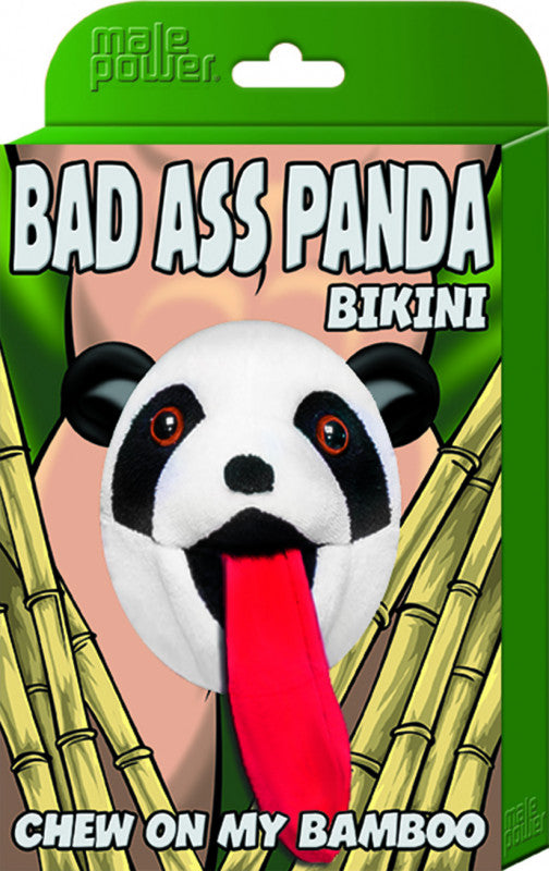 Bad Ass Panda Bikini - One Size - Black