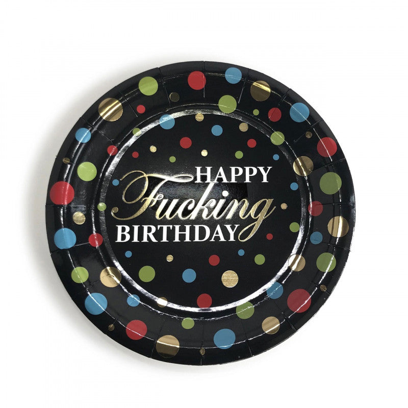 Happy Fing Birthday Party Plates