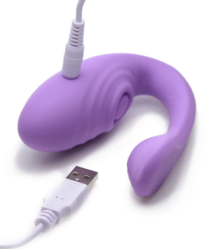 pulsating sex toy Elite Rechargeable Silicone Pulsating Rabbit - Pink - Romantic Depot main image 0