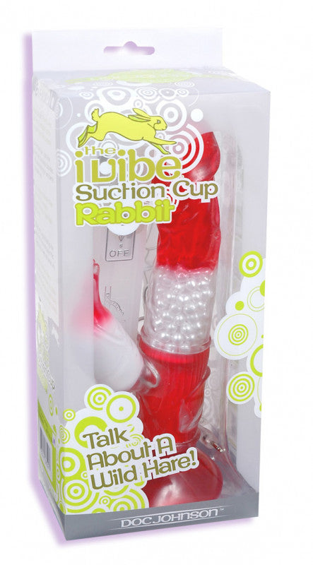 Ivibe Suction Cup Rabbit - Strawberry - SomethingSexyPlanet