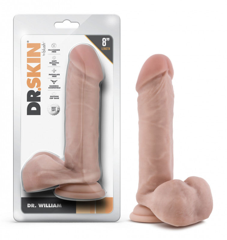 Dr. Skin - Dr. William - 8 Inch With Balls - Beige