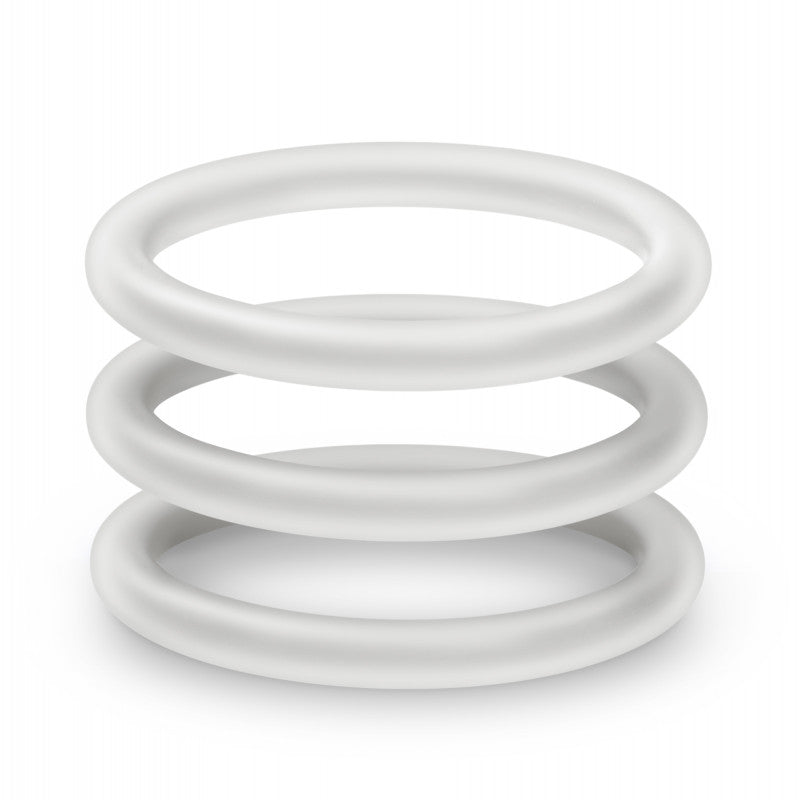 Performance - Vs3 Pure Premium Silicone  Cockrings - Large - White