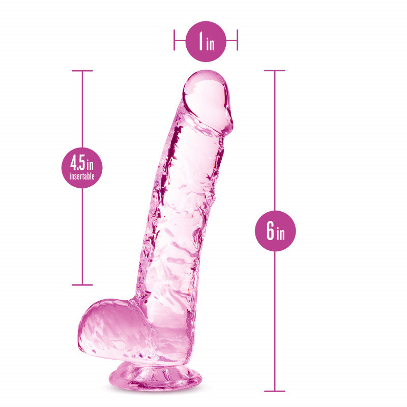 Naturally Yours - 6 Inch Crystalline - Rose