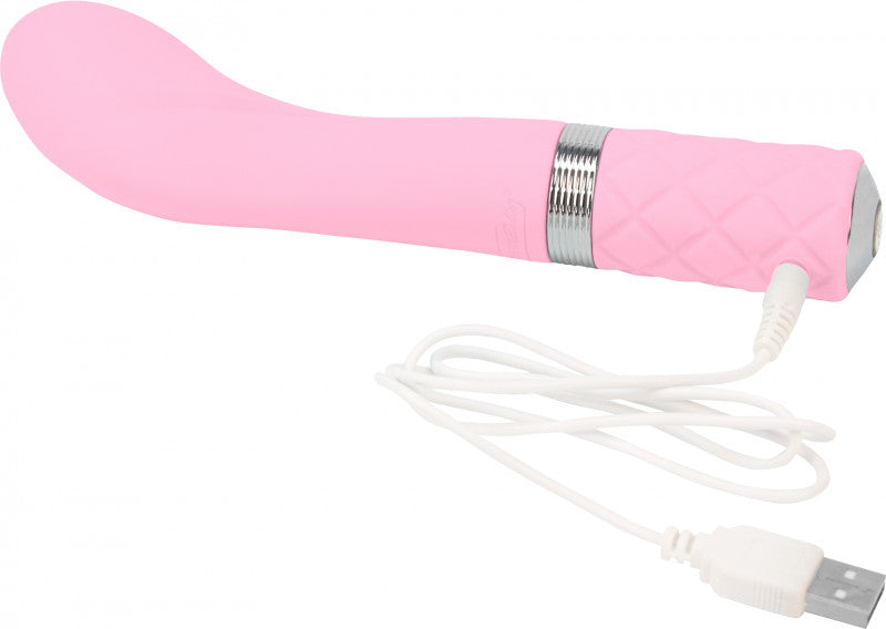 Pillow Talk Sassy G-Spot Vibe  With Swarovski Crystal - Pink