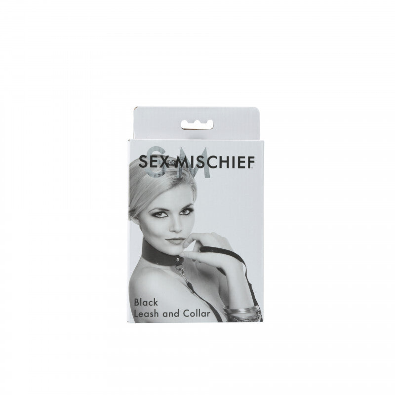 Sex and Mischief Black Leash and Collar