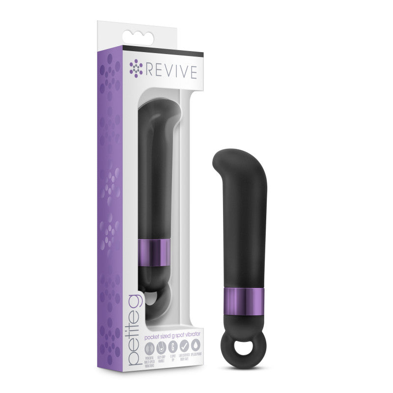 Revive Petite G - Pocket Sized G- Spot Vibrator -  Black