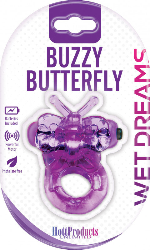 Purrfect Pet Buzzy Butterfly Purple