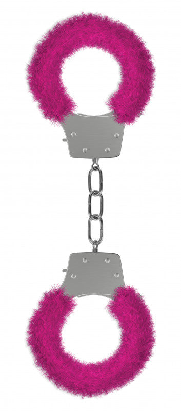 Pleasure Furry Handcuffs - Pink