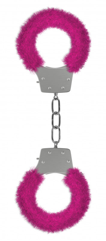 Pleasure Furry Handcuffs - Pink