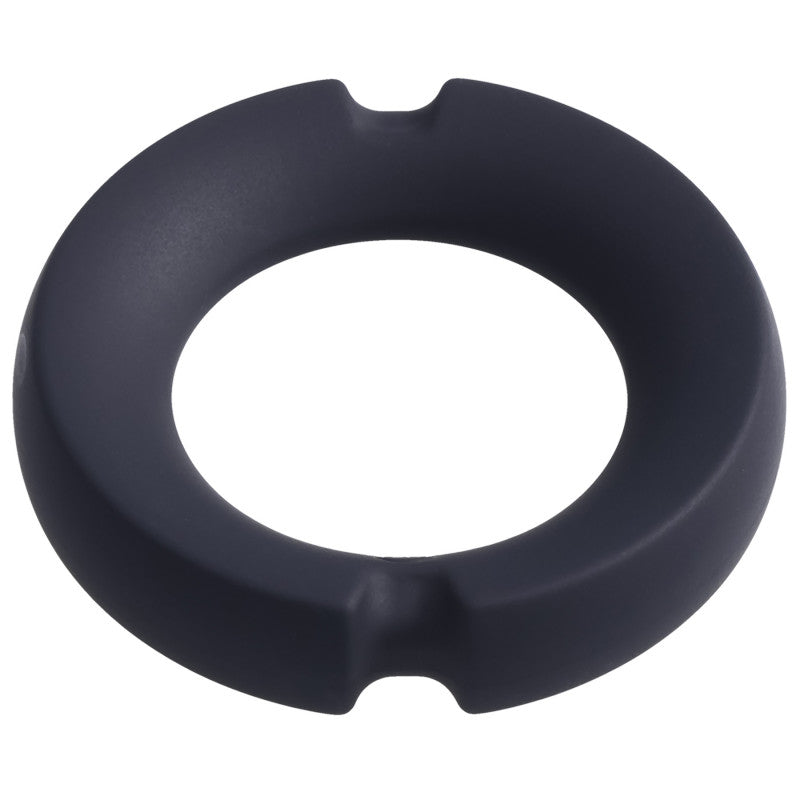 Merci - the Paradox - Silicone Covered Metal   Ring - 45mm - Black