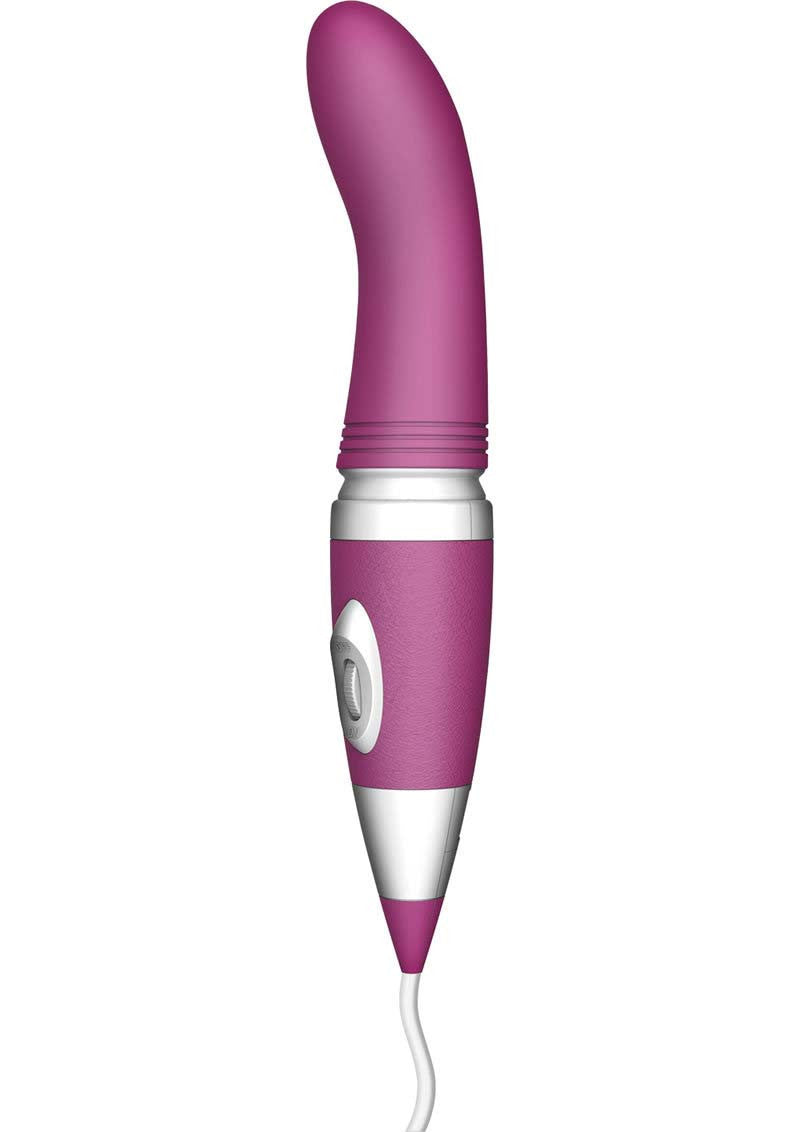 Bodywand Wand Plus Curve G8 Power Plug-in Silicone Vibe - Deep Rose