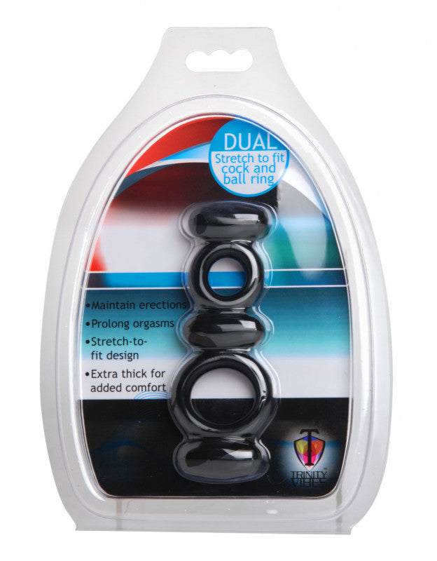 Dual Stretch to Fit  and Ball Ring